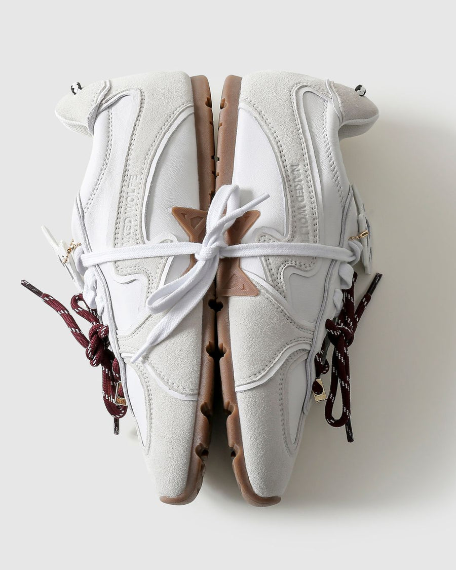 Adored White Suede/Leather