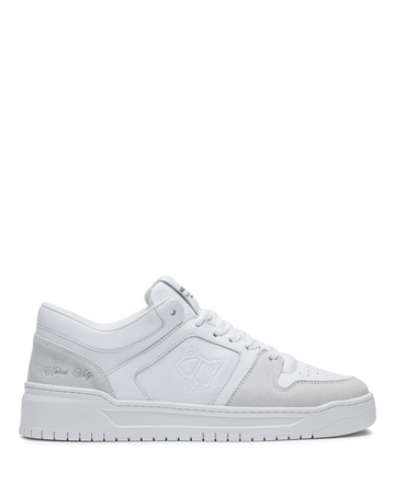 CM-01 White Suede/White Leather