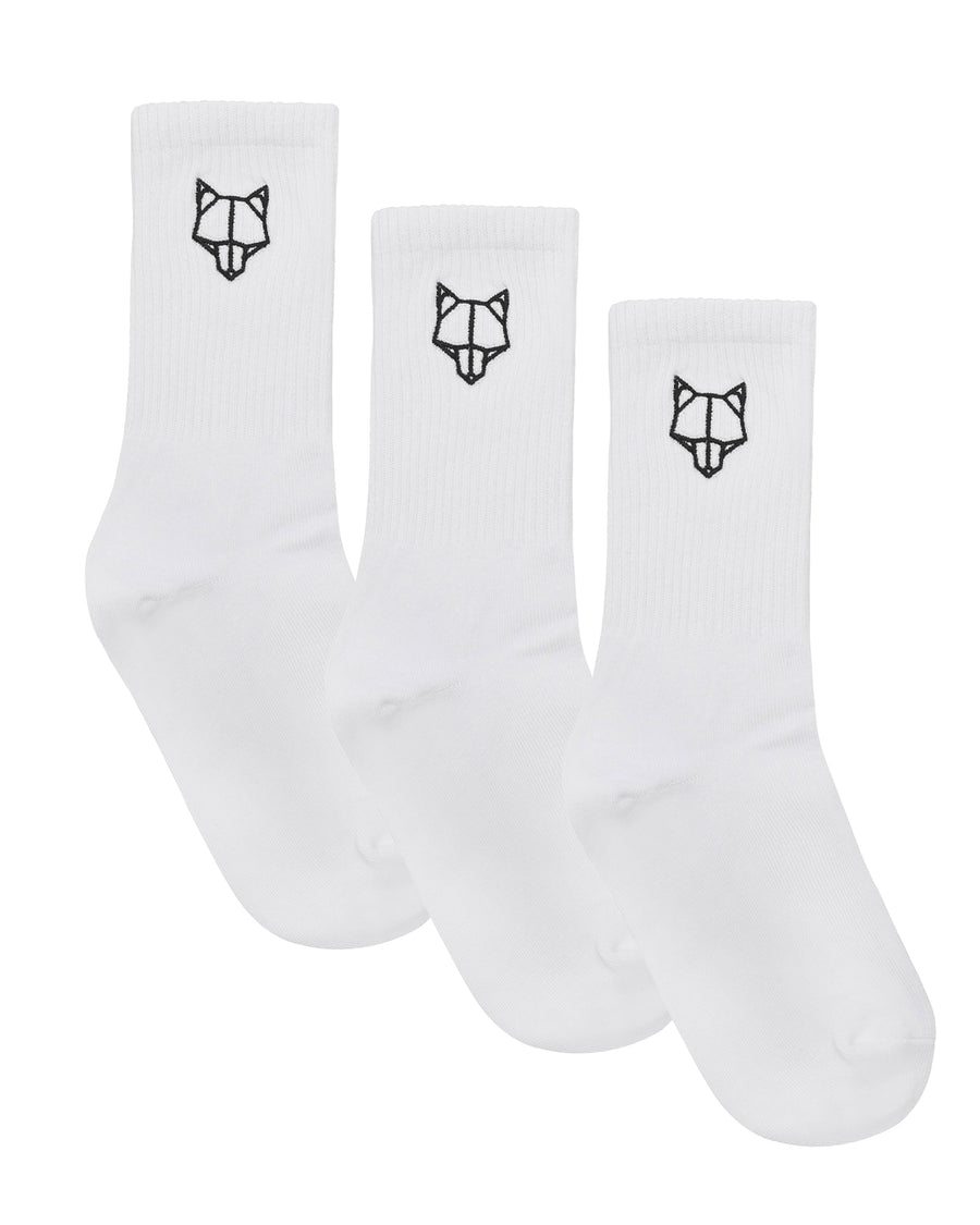 3 Pack Mens Egyptian Cotton Socks White