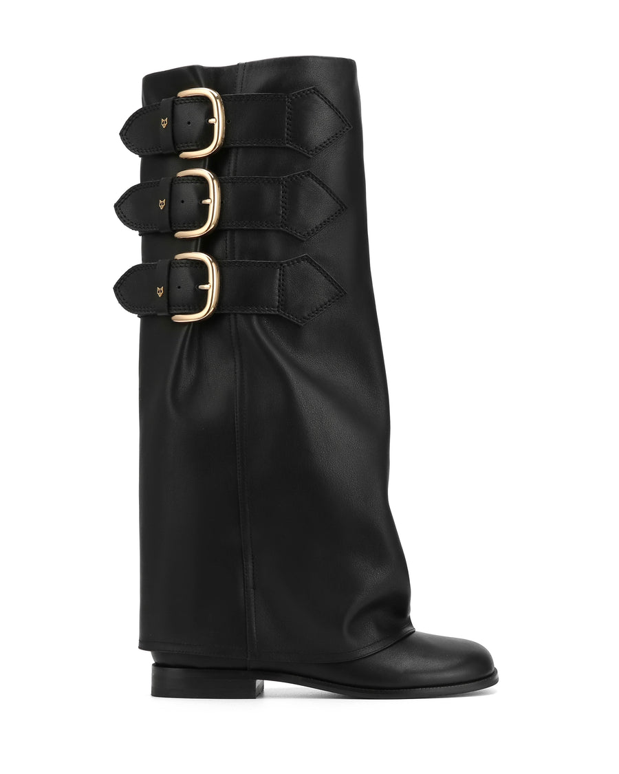 Anchor Black Leather