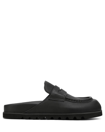 Cord Black Pebble Leather