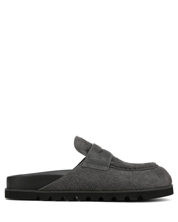 Cord Dark Grey Suede