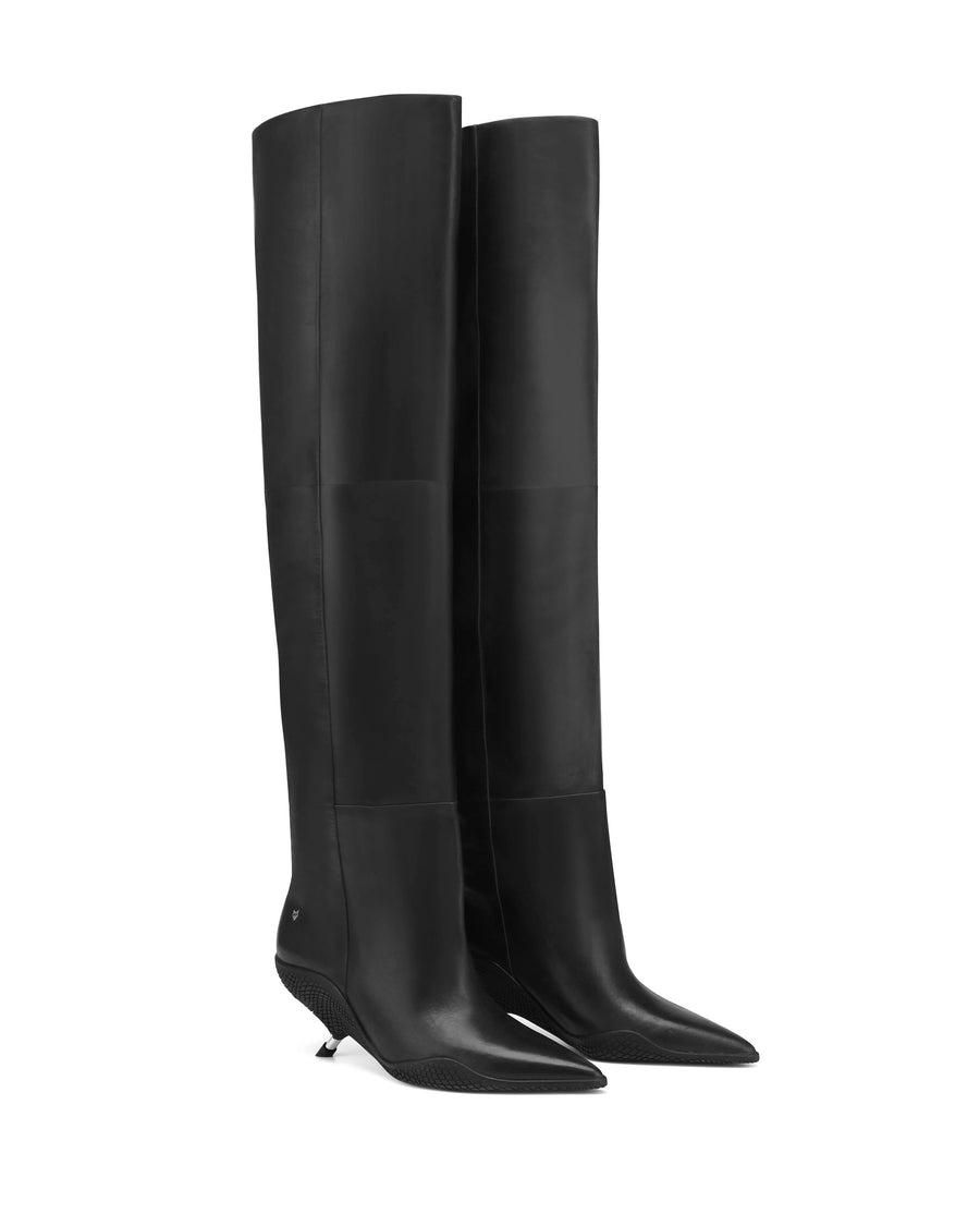 Daphne Black Leather