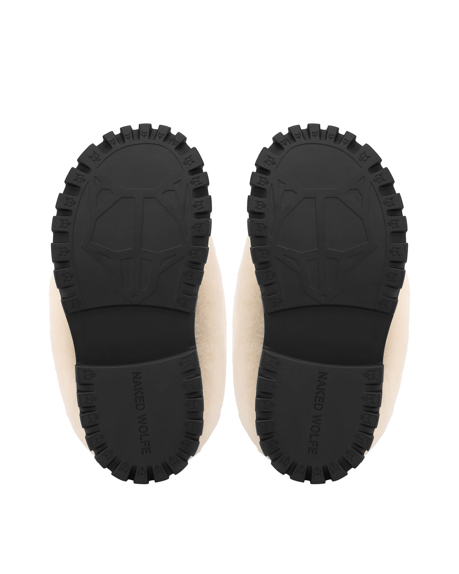 Disturb Shearling/Canvas Cream