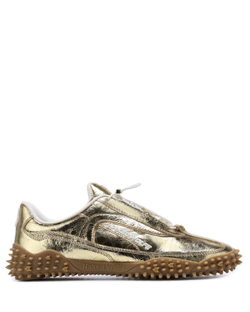 Island Gold Metallic Crinkle Cow Leather