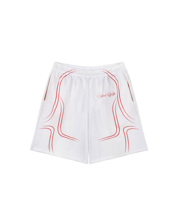 Naked Wolfe Jersey Shorts White