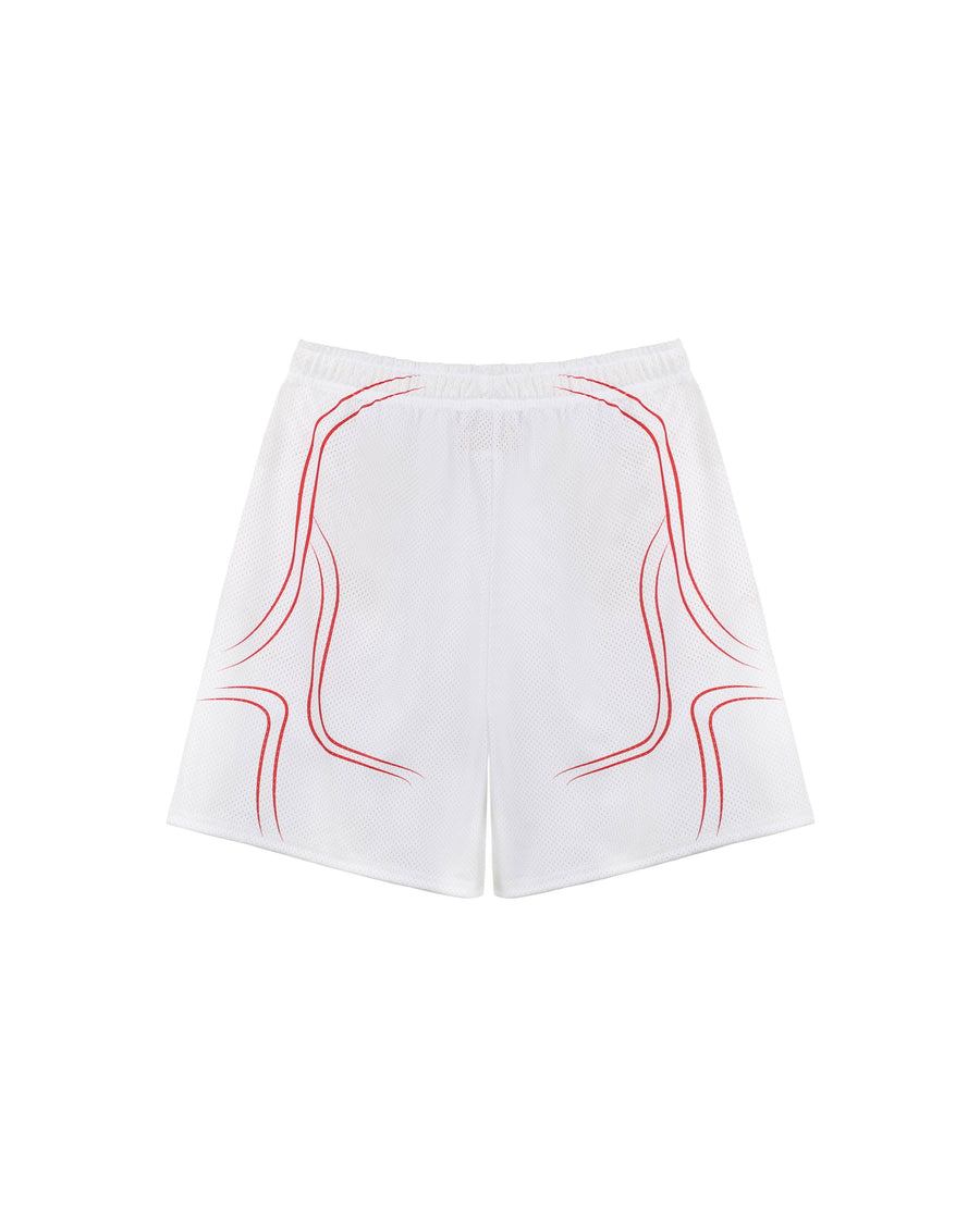 Naked Wolfe Jersey Shorts White