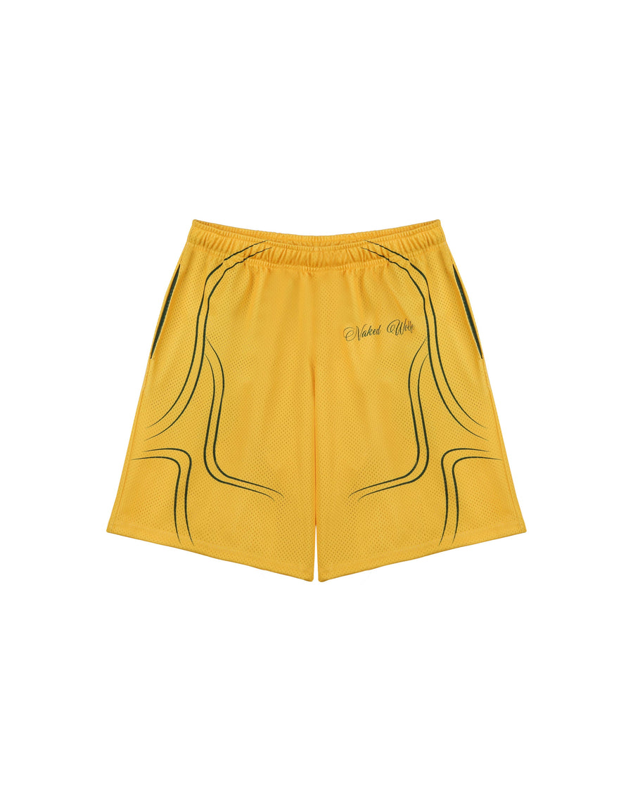 Naked Wolfe Jersey Shorts Yellow