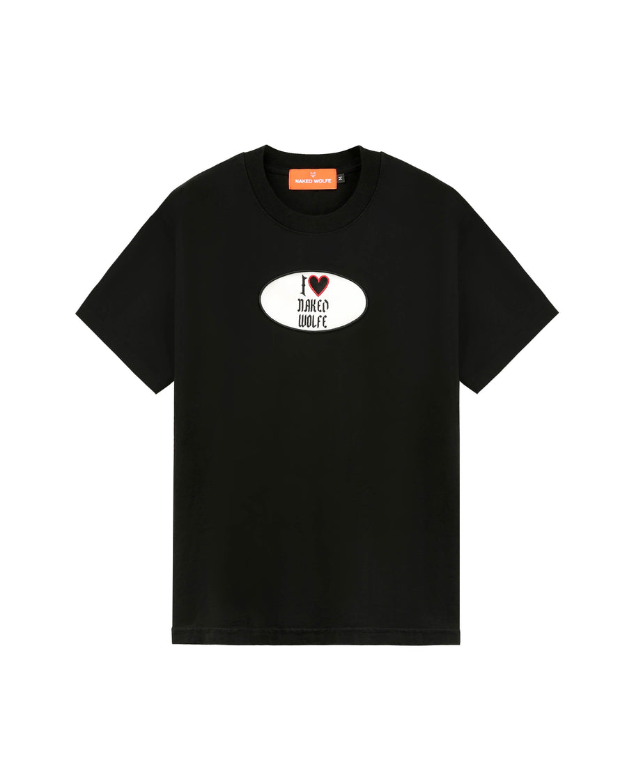 I Love Naked Wolfe T-Shirt Black