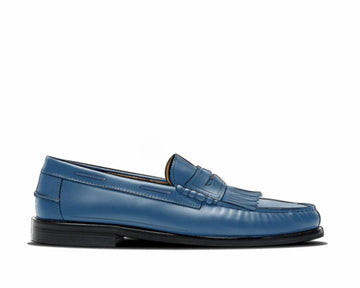 Ravello Blue Leather
