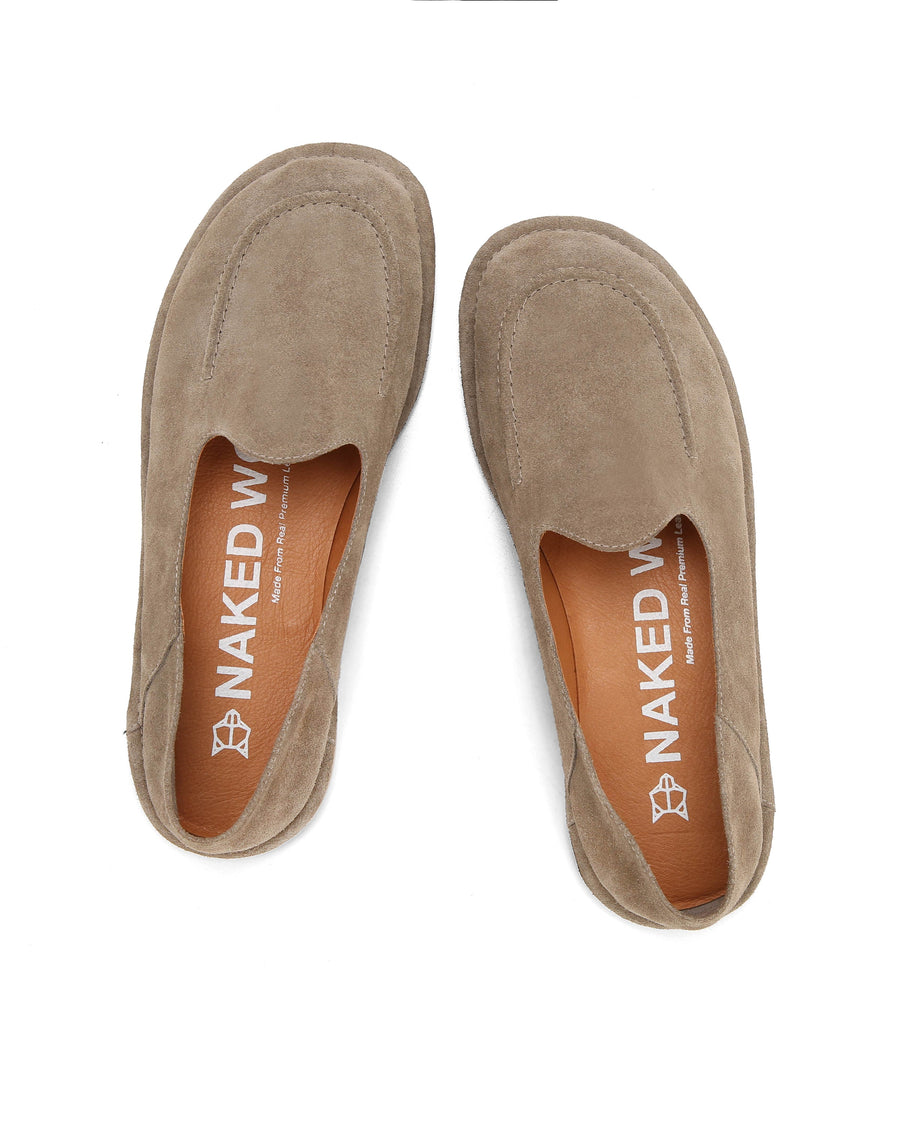 Reef Taupe Suede