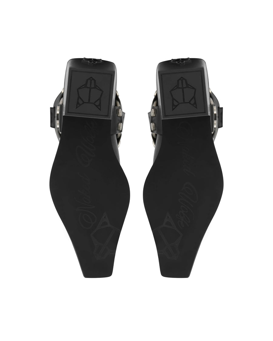 Stark Black Leather