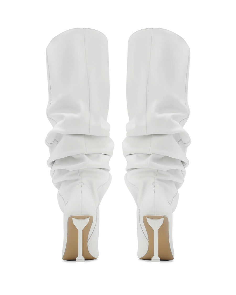 Vern White Nappa Cow Leather